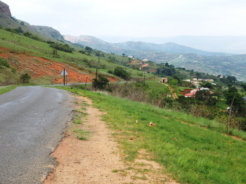 Panoramic view of our latest hill crossing.